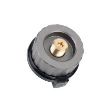 Camping Gas Bottle Adaptor Split Type, Portable Stove Connector for Outdoor Camping and Picnic