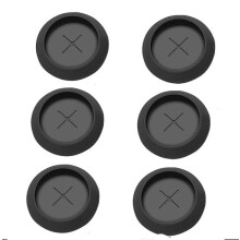 6 Pack Black Rubber Meat Probe Grommet Replacement for Traeger Pellet Grills Outdoor Cooking
