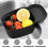 Sink Strainer Funnel Drain Basket Multifunctional Saddle-Shaped Left Mesh Stainless Steel Filter Black 4