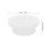 Basin Overflow Hole Plug White 4 pcs 3.1 x 2.4 x 1.4 cm 2
