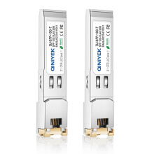 2Pack SFP+ RJ45 Transceiver 10GBaseT Module, 30m Speed Copper Adapter for Cisco and Ubiquiti