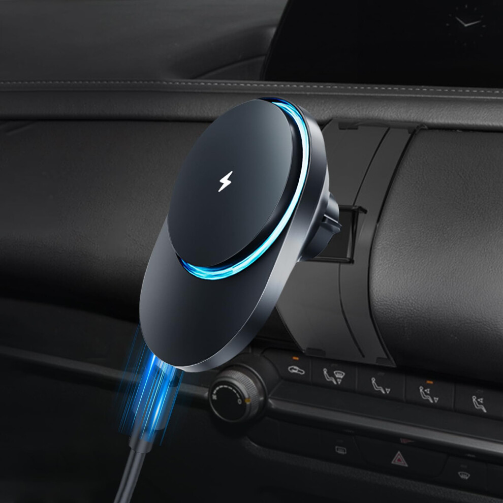 Magnetic Wireless Car Charger For Mazda Cx30 20202024, 15W Fast Charging Custom Fit Phone Holder Mount 9330225016847