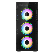 ASC Gaming PC - Ryzen 5 8400F, 16GB RAM, RTX 5060, 1TB SSD, White 6 Fan RGB Case, Windows 11 Pro, WiFi