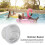 18cm Pool Skimmer Basket Replacement, Effective Debris Capture, Fits Standard Pool Strainer 3