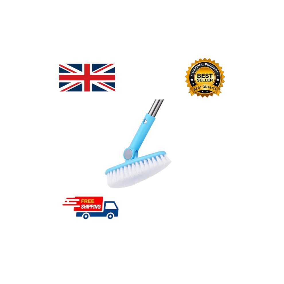 Triangular Scrub Brush Adjustable Angle Floor Tool