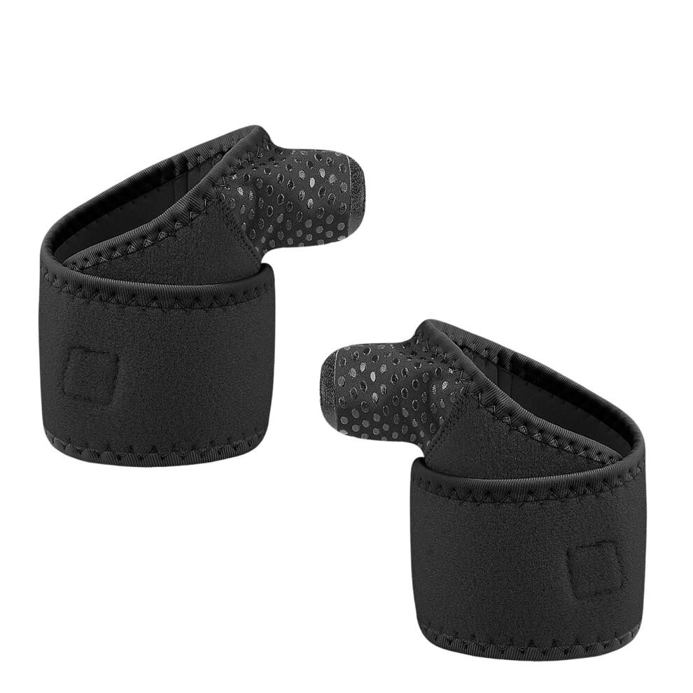 Black Comfortable Breathable Wrist Protectors For Gym Workouts