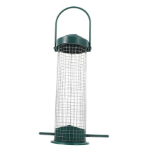 Automatic Hanging Bird Feeder with Metal Construction and Automatic Seed Dispensing for Outdoors