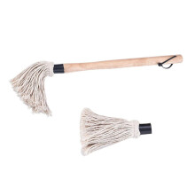 Replaceable BBQ Basting Brush with Hanging Handle, Lightweight Grill Oil Brush for Outdoor Cooking