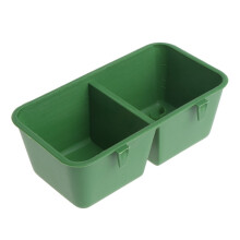Chicken Water Feeder 2 in 1 Hanging Dual Cup SpaceSaving Poultry Food and Water Bowl for Birds