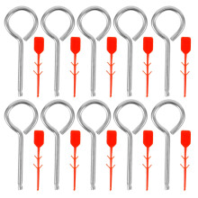 Fire Extinguisher Lock Pin Replacement Kit, Durable Metal Pull Pins, Pack of 10