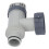 Above Ground Pool Plunger Valve Replacement Kit with Gaskets and Nuts for Intex Pump Models 4