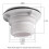 Pool Inlet Strainer 2PCS Threaded Kit for Intex Filter Pump 1.5' Hoses Above Ground Pools 2