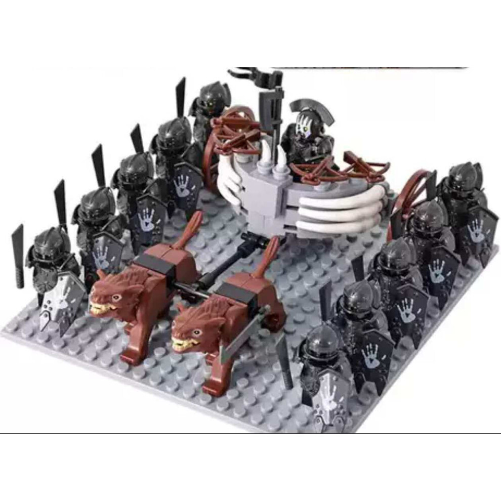 Photos - Construction Toy Guarding Swan Soldiers The Lord of the Rings Mini Figures Building Blocks Toys Gift