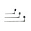 Bras de support de cymbale de tambour de hautes performances,-L 2