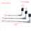 Bras de support de cymbale de tambour de hautes performances,-L 4