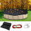 Pool Leaf Net Cover 22x22FT Black Mesh with Reinforced Edge Rope Cuttable Rectangle Design 1