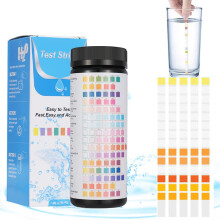 16 in 1 Drinking Water Test Kit with 50 Strips for Pool and Home Quality Check pH Chlorine