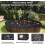 Pool Leaf Net Cover 22x22FT Black Mesh with Reinforced Edge Rope Cuttable Rectangle Design 3