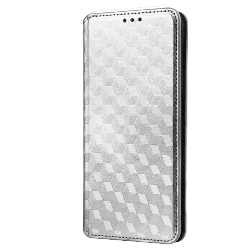 Wallet Case Pu Leather Flip Cover With Magnetic Closure Kickstand Card Holder For Zte Nubia V70 Max White 9330225017806
