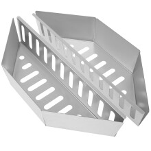 2pcs BBQ Grill Charcoal Baskets Steel Briquette Holders for Barbeque Grilling