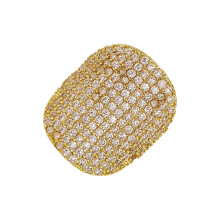 Shining Cubic Zirconia Nail Tips Available In-Gold-color L