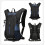 25L Ultralight Waterproof Hiking Backpack Foldable Daypack with Reflective Strips Black Deep Blue 2