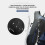 25L Ultralight Waterproof Hiking Backpack Foldable Daypack with Reflective Strips Black Deep Blue 5