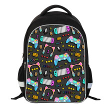 School Backpack for Kids with Distinct Gamer Style, Colorful Daypack for Elementary and Middle School