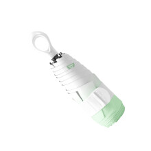 Travel Umbrella Compact Folding UV Protection with Ring Handle Gradient Color and Storage Bag