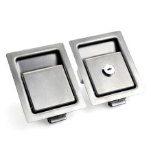 Stainless Steel Paddle Lock Latch XK101S304J for Truck Trailer Door Heavy Duty Recessed 1Pcs