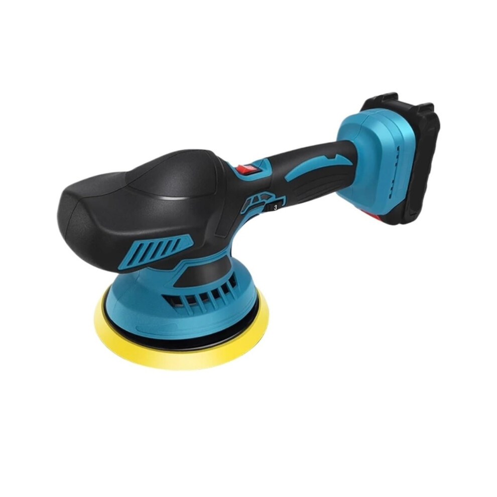 Cordless Dual Action Car Polisher 6Speed Random Orbital Buffer For Car Waxing And Sanding 9330225018872