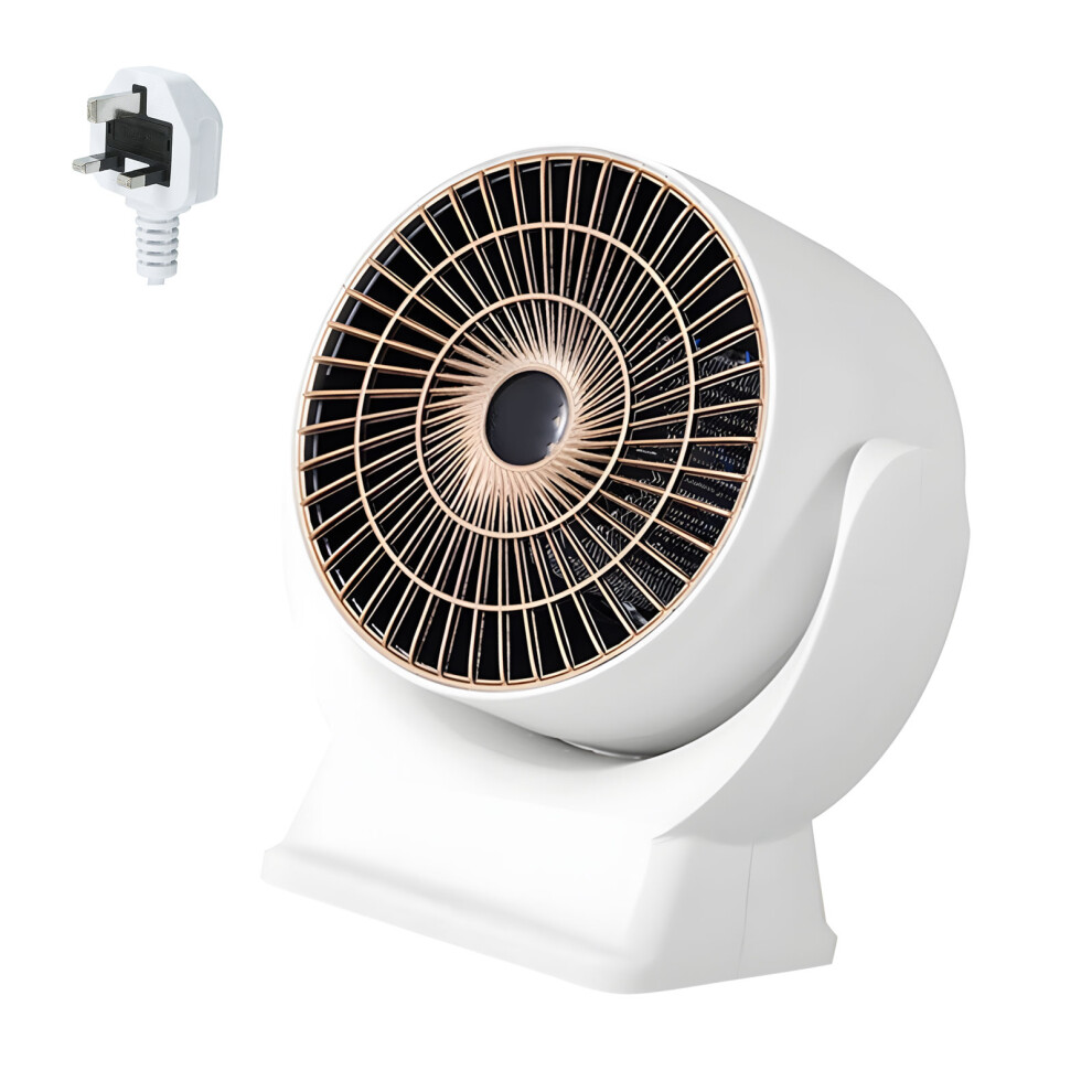 Energy Efficient Electric Heaters Fans Office Desktop- White 7754001737696