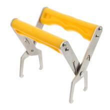 Metal Beehive Frame Grip Tool with Ergonomic Plastic Handle for Secure Beekeeping Inspections