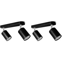 2X LED Anti-Glare Spotlight Chandelier Ceiling Lamp Bedroom Corridor Track Spot Light for Home and Decor Double Heads