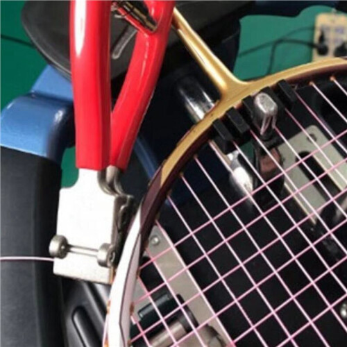 2X Stringing Machine Starting Professional Universal Wide  Starting Clamp for Tennis Badminton Racket Red 2