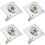 4X Chrome Plate Space E-Output Socket for Electric Guitar 2