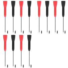 12st Testsonder Kopparsonder Testsondstift Testkablar Probe Multimetersonder Nål 2mm 600V/10A Piercingnål
