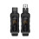 2X UHF XLR Adapter System Wireless Microphone Transmitter Receiver System for Dynamic Microphone Guitar Audio Mixer 5