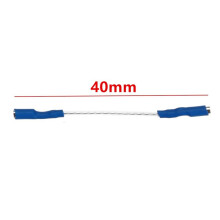 8Pcs/Lot 7N Silver Plated Turntable Phono Cartridge Headshell Wire Leads Cables for 1.2mm-1.3mm Pins