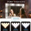2X LED Vanity Lights for Mirror, Vanity Lights Stick  with 10 Dimmable Bulbs, USB Cable Mirror Lights 6