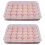 Egg Container, Refrigerator Deviled Egg Tray Carrier with Lid for 60 Eggs - Plastic Fridge Stackable Portable 2 Pack 1