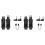 2X UHF XLR Adapter System Wireless Microphone Transmitter Receiver System for Dynamic Microphone Guitar Audio Mixer 2
