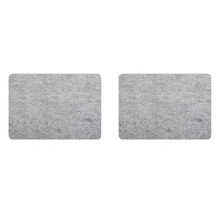 2pcs 17 Inch X 13.5 Inch Wool Pressing Mat Felted Wool Ironing Mat Pad Blanket for Quilter, Sewing, Quilting Supplies