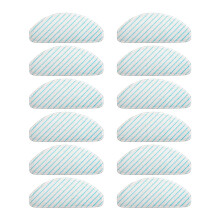 12 Pack Microfiber Mopping Pads for DEEBOT OZMO T8 T8 AIVI Vacuum Cleaner Moping Cloths Rags Spare Parts