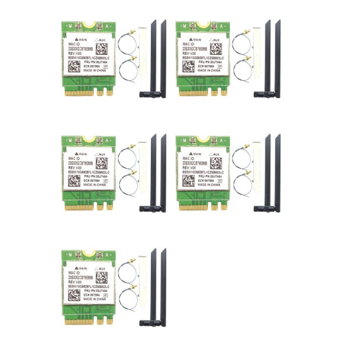 5X RTL8821AE Dual Frequency Network Card M.2 NGFF 2230 Wireless Network Card WIFI Module Network Card Adapter 1