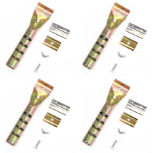 4X Raspador de Pintura Raspador de Aleación Resistente con 8 Piezas Cuchillas de Doble Cara para Eliminar Lechada, Pintura, Pegamento, Óxido