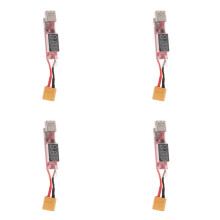 4X Convertidor de Batería de Litio Lipo 2S-6S A Cargador USB con Placa Adaptadora de Pantalla de Voltaje para Proteger las Funciones del Teléfono,