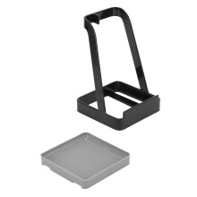 Pot Lid Holder,Kitchen Organizer Rack,Spoon Rest Rack Holder,Stainless Steel Lid Stand,Utensils in Kitchen,Black