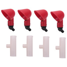 Copos para áGua de Frango, AcessóRios de Camiseta para Bebedouro de Frango, Bebedouro de Frango AutomáTico para Codornas de Frango, 4 Unidades