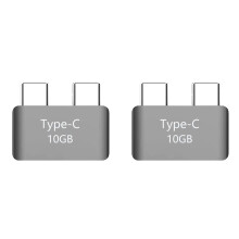 2X Dual Type-C Extender Adapter USB-C  3 Female to Male Expansion Adapter 40Gbps PD 5K Video